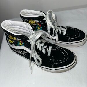 Vans off the Wall Sk8 High-Top Sneakers - Black with White Accents